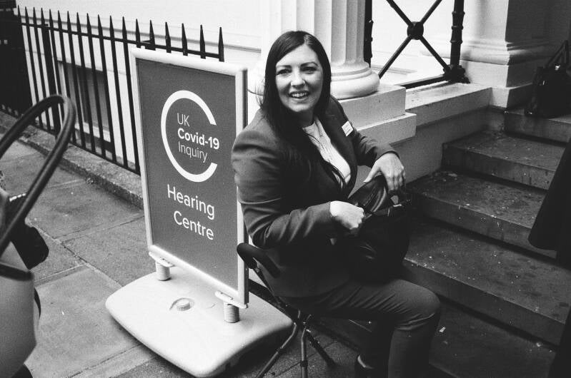 life story about the covid vaccine injured, documentary photos and text from Humanity magazine,