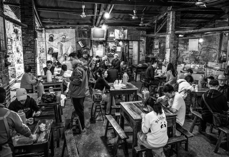 this is what it looks like inside a traditional chinese tea house, article and photo essay about tea in china,