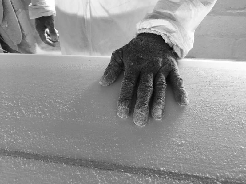 interview with surfboard shaper Paul Blacker, Devon surfing legend, article about surfboards in humanity magazine, online free reads,