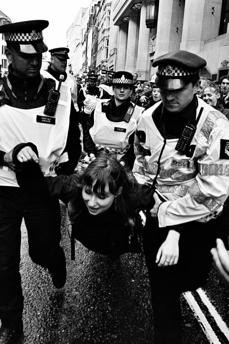 Documentary photo by David Wright, Modern Protest in England, CBDP Media, Humanity Magazine, F8 Documentary, 2023,