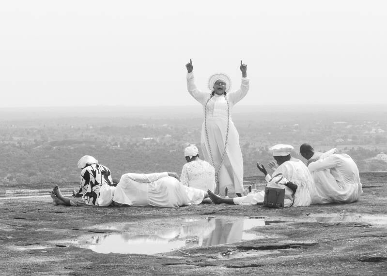 photo essay that documents a White garment Church in Nigeria,
