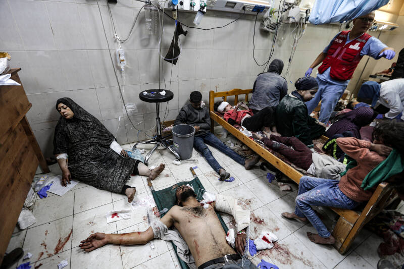 published war photos from Gaza, free to read journalism, open and honest, 