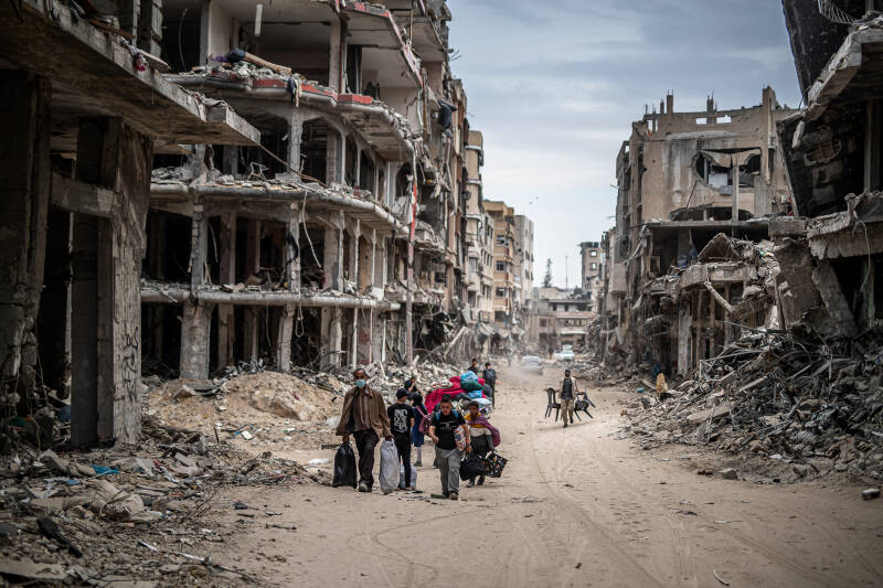 photos of the destruction in Gaza, photo journalists share the inside story,