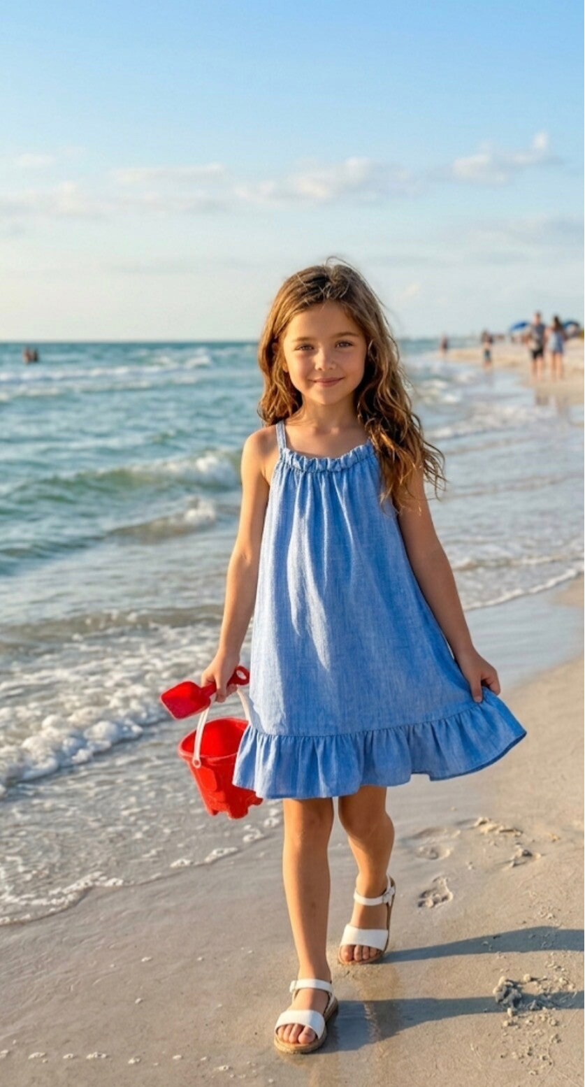 Summer dress - blue