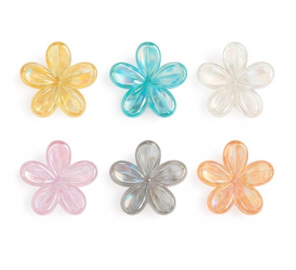 🌸 Iriserende Bloem Haarspeld – Verkrijgbaar in 6 Kleuren 🌸