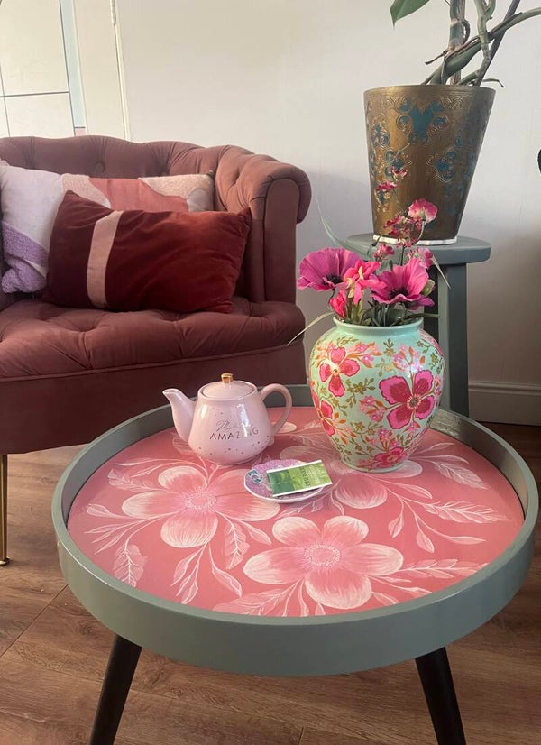 Handbeschilderde tafel 🌸