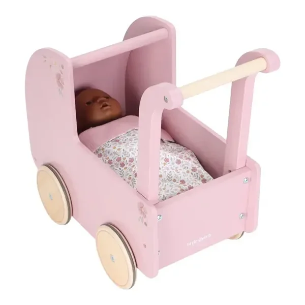 Little Dutch - Houten poppenwagen