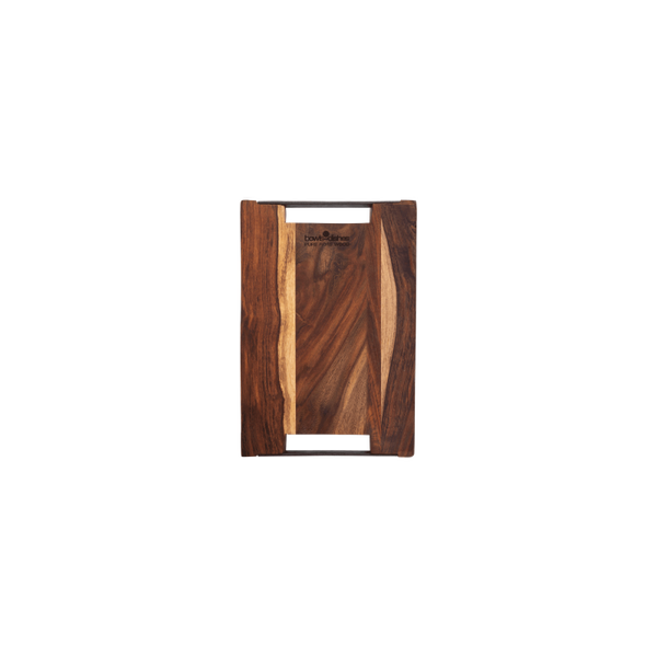Rose Wood Serveerplank 2 metalen handvatten