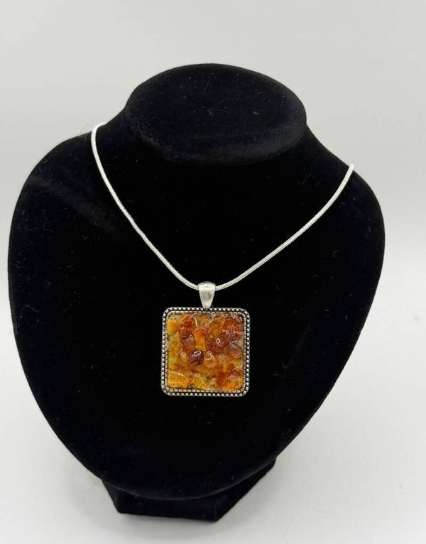 Raw Amber Pendant