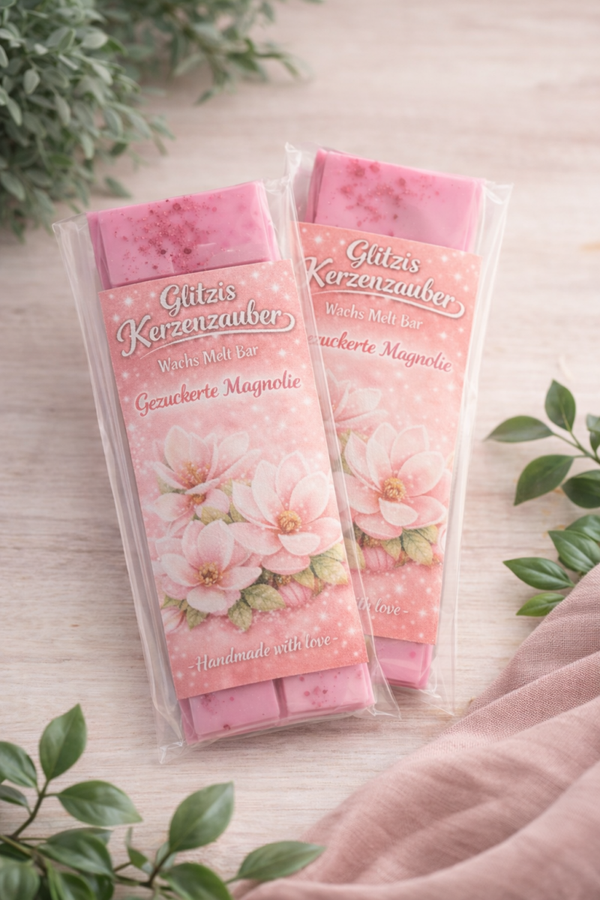 Gezuckerte Magnolien Wachs Melts