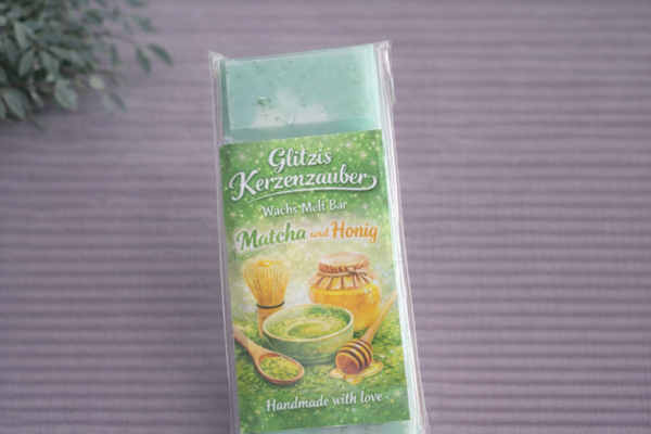 Matcha and Honey Wachs Melts