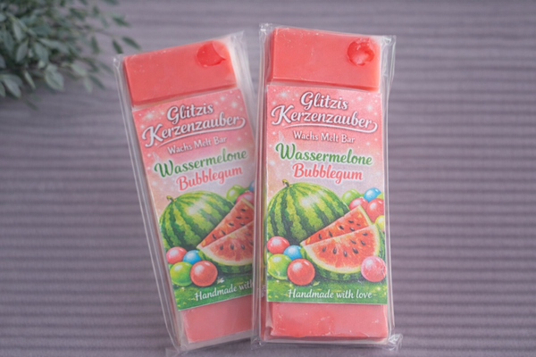 Wassermelonen Kaugummi Wachs Melt