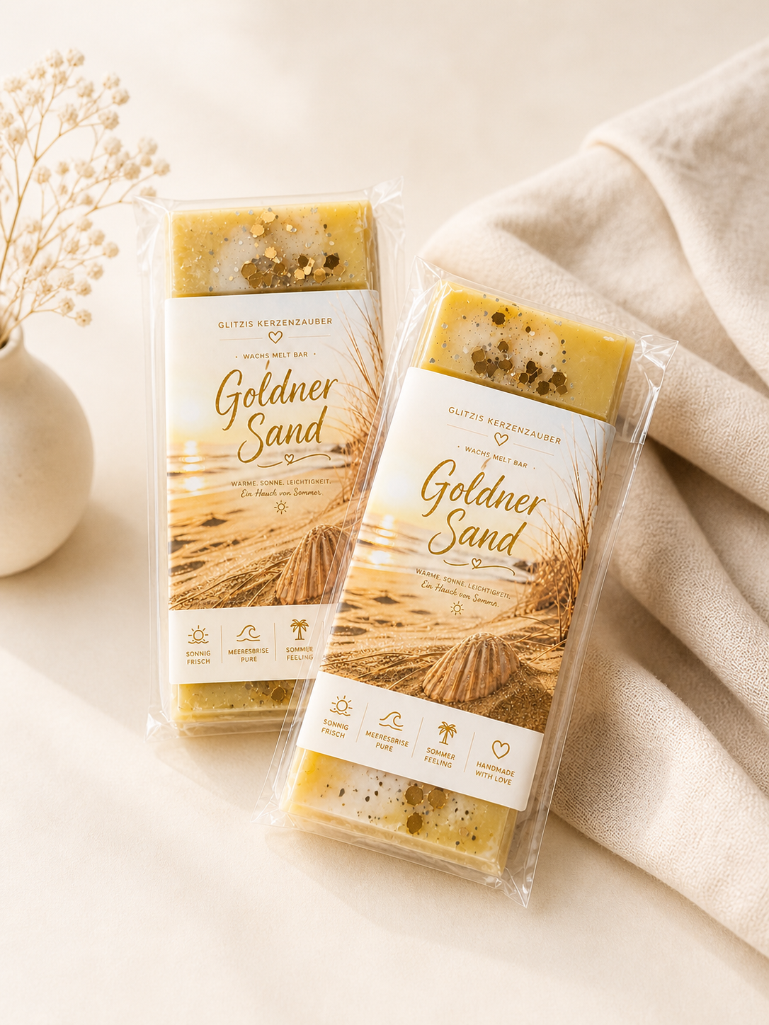 Goldener Strand Wachs Melt (Urlaubsbox)
