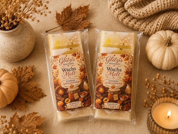 Gewürzte Aprikosenmarmelade Wachs Melt