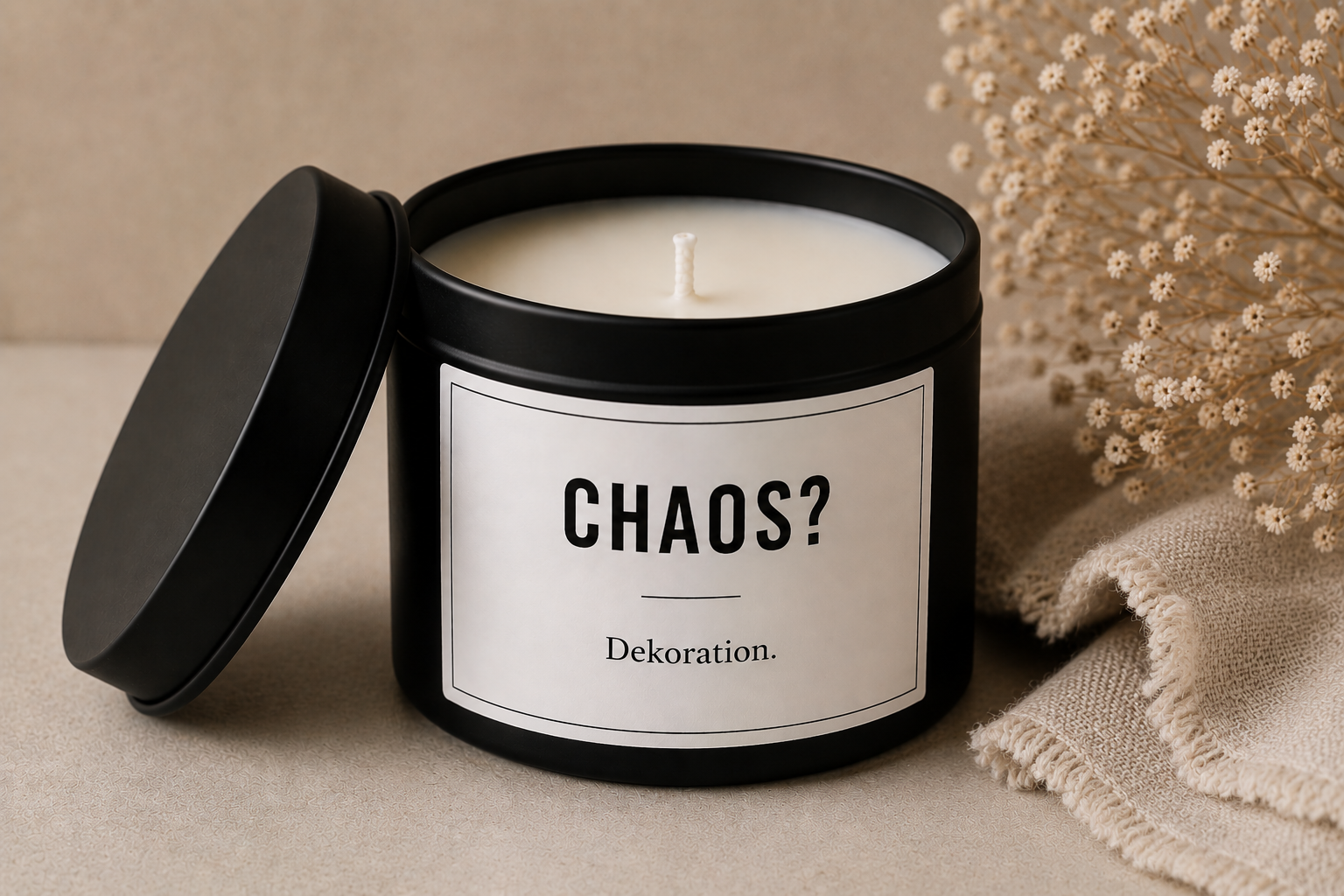 Spruchkerze Chaos