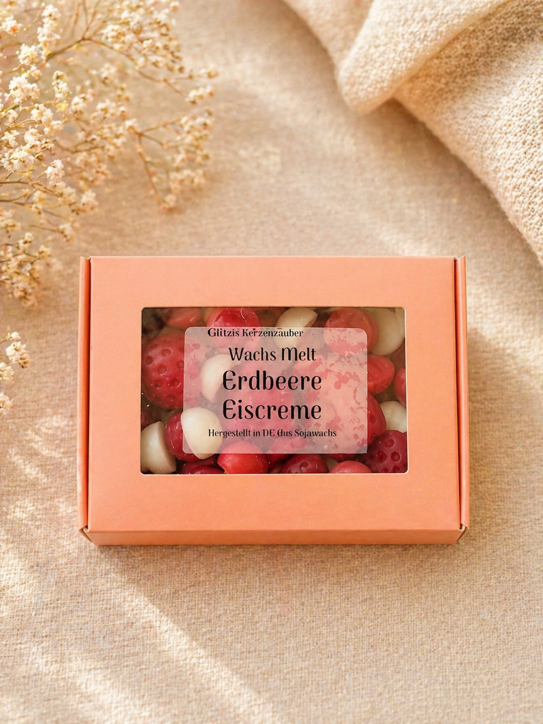 Erdbeere Eiscreme Melts Box