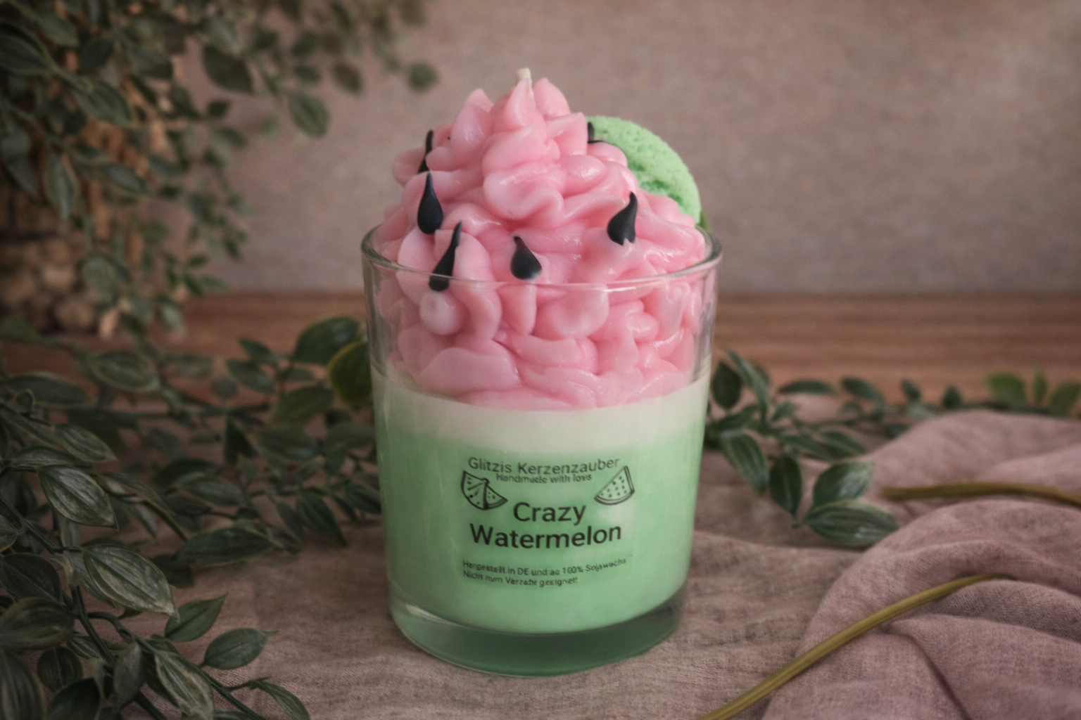 Crazy Watermelon Candle
