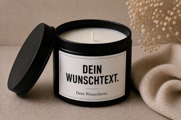 Spruchkerze Dein Wunschtext