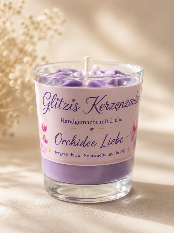 Orchideen Liebe Candle