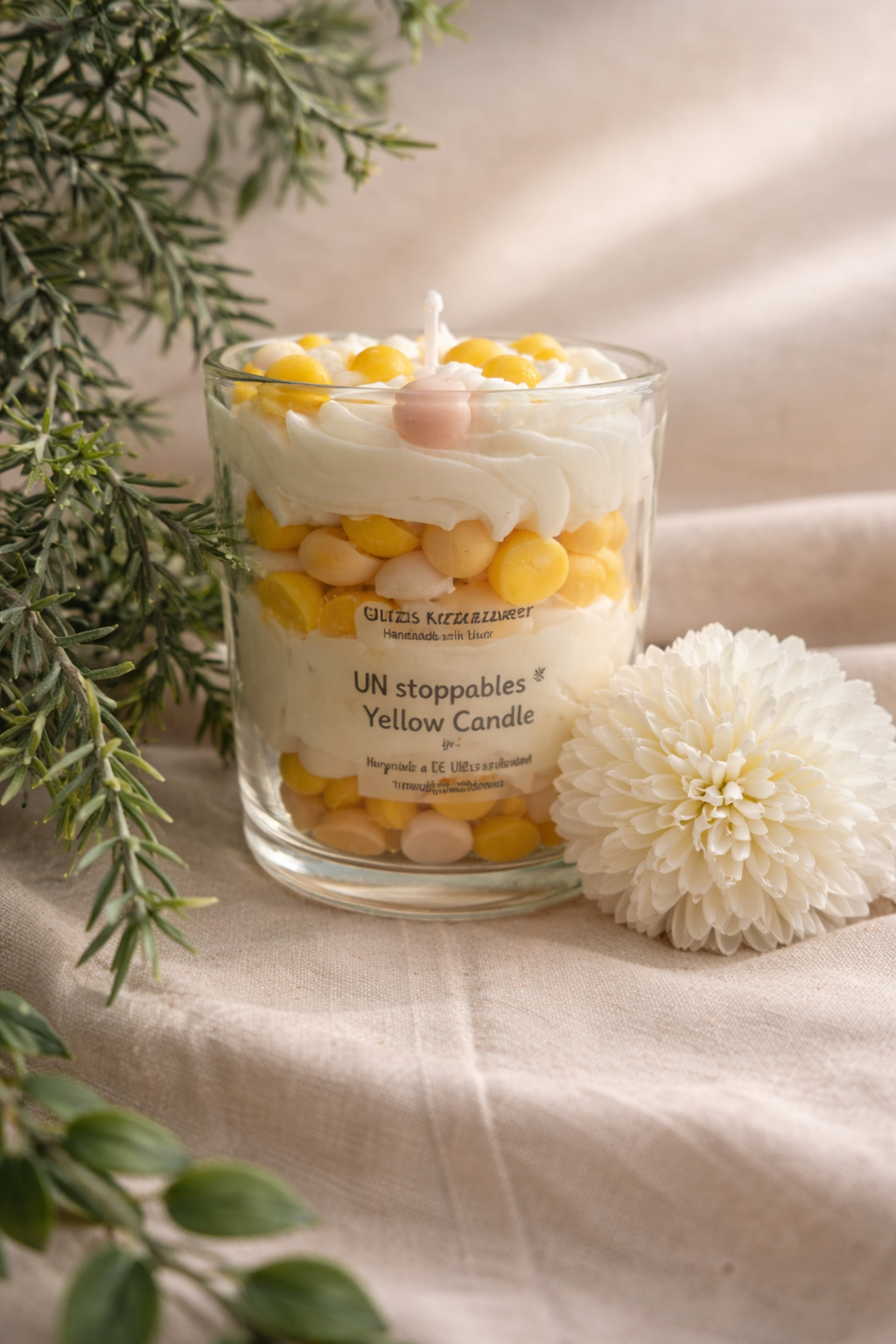 UNstoppables Yellow Candle