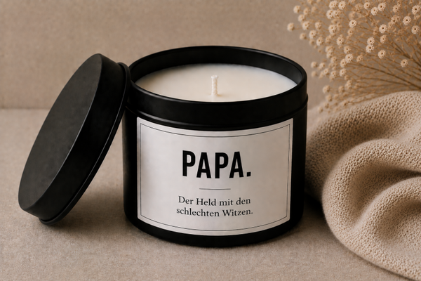 Spruchkerze Papa