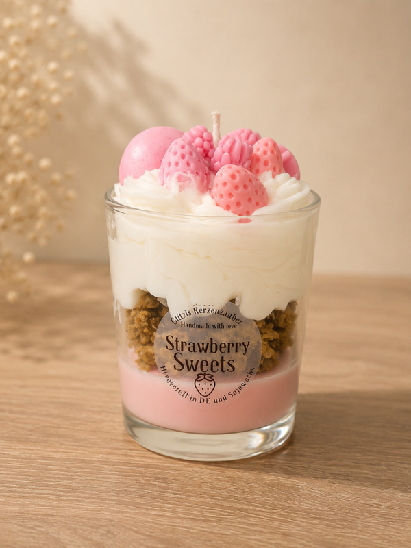 Strawberry Sweets Candle