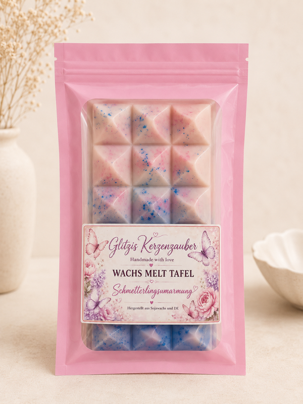 Schmetterlingsumarmung Wachs Melt Tafel