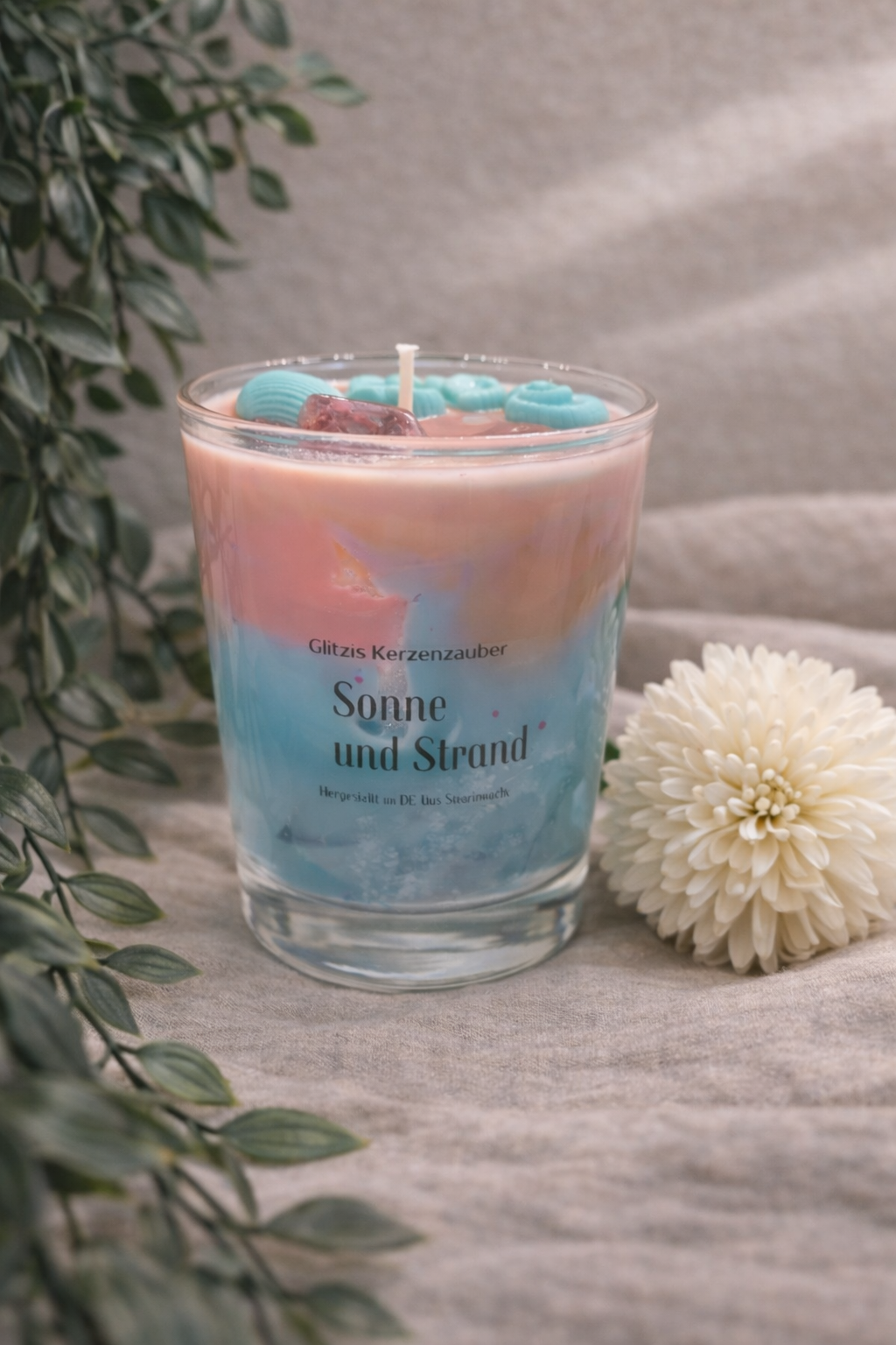 Sonne und Strand Candle
