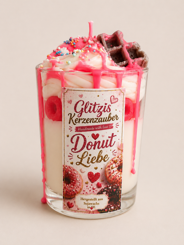 Donut Love Candle