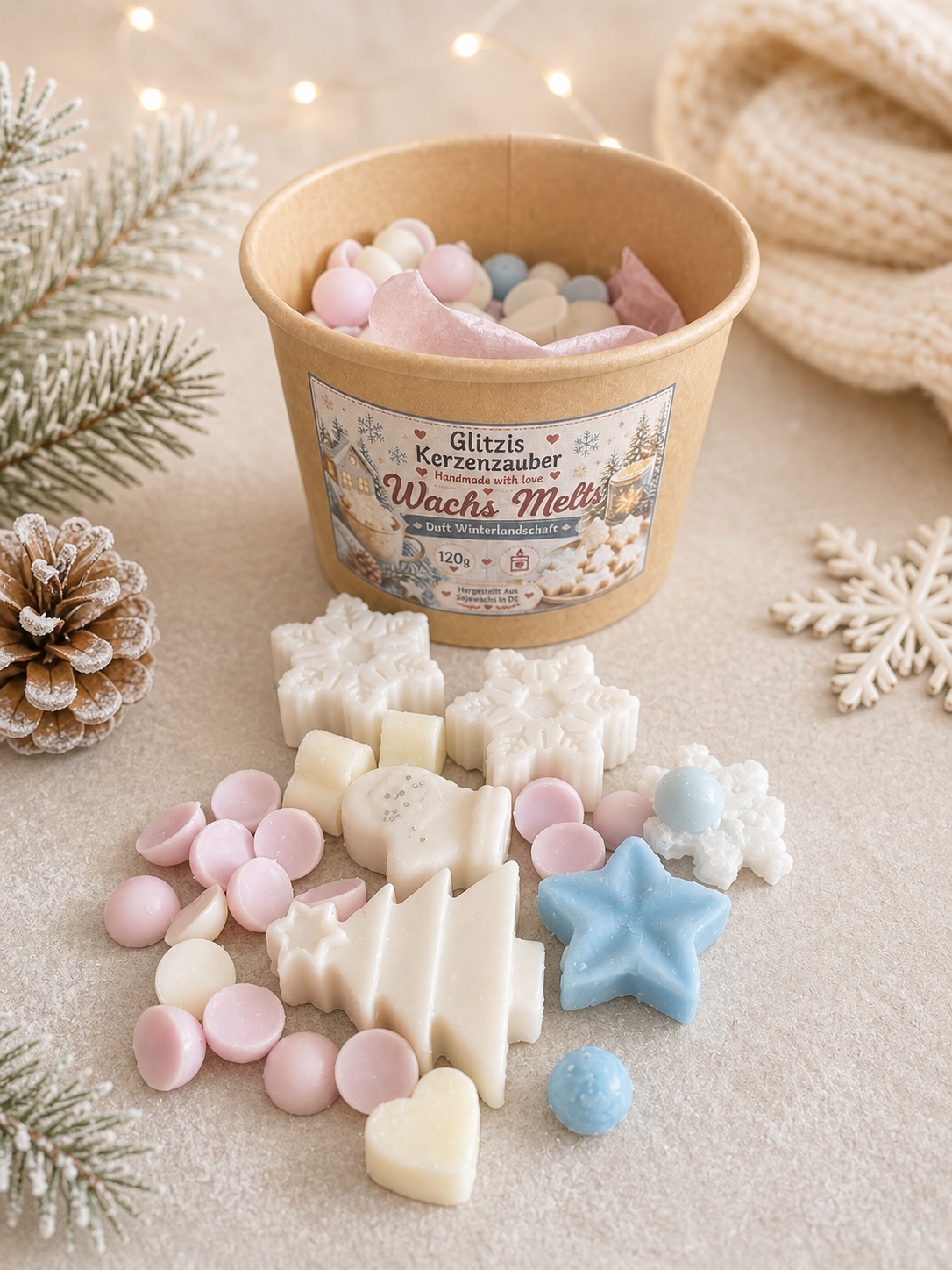 Winterlandschaft Duft Wachs Duftbecher