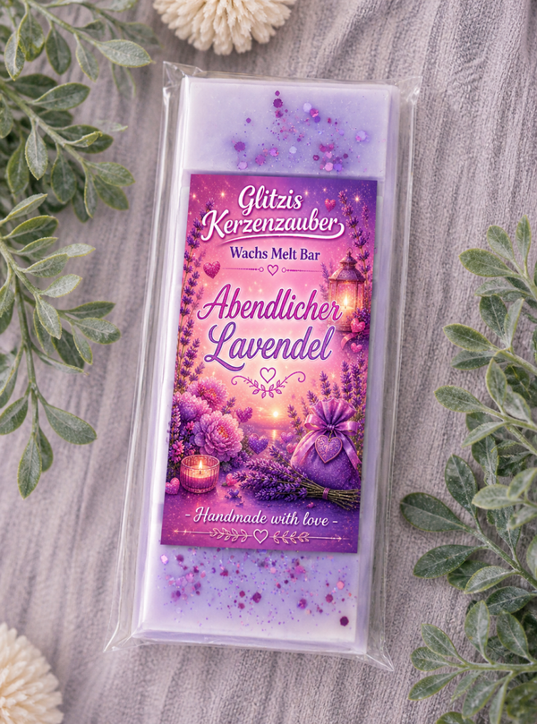 Abendlicher Lavendel Wachs Melt