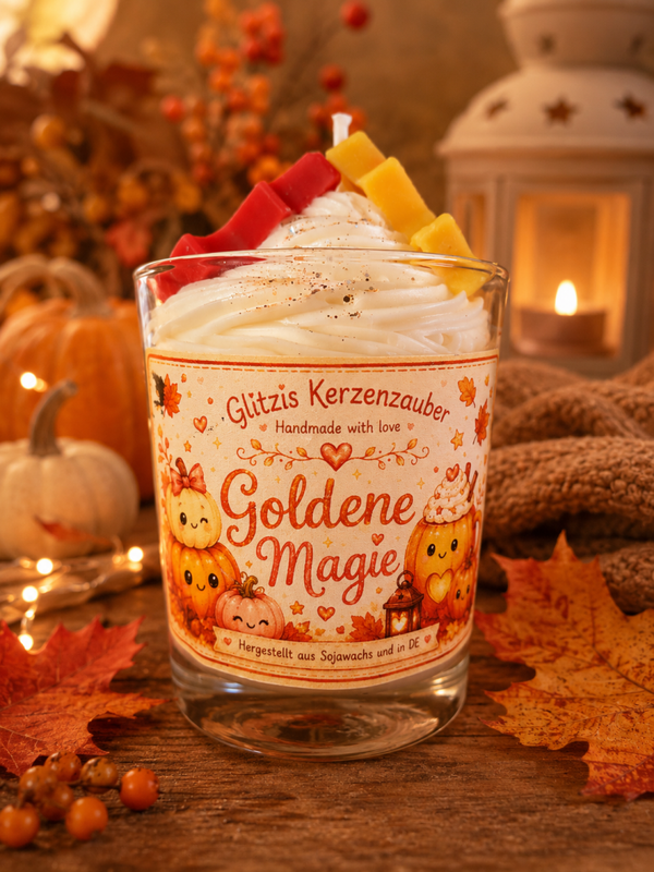 Goldene Magie Candle