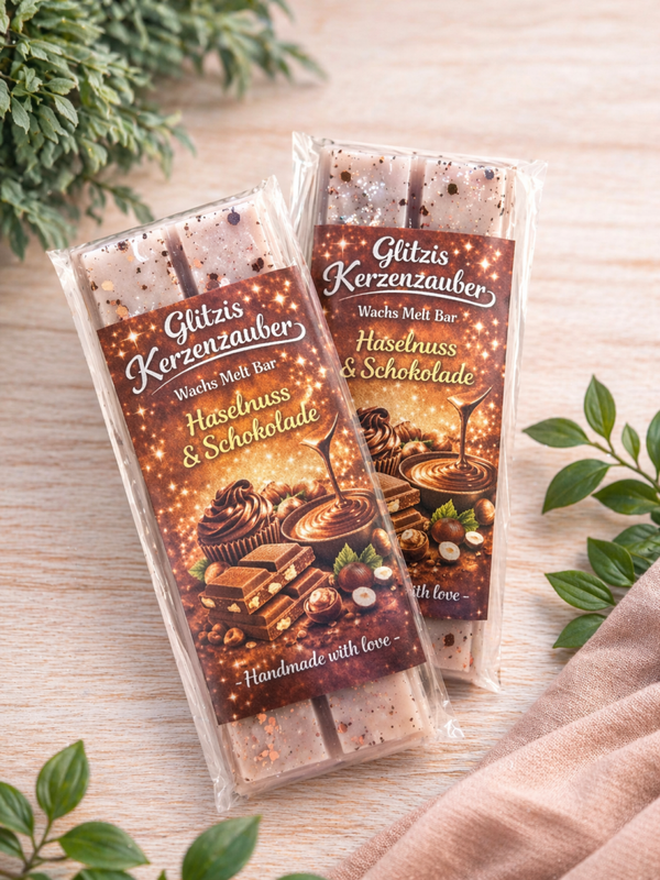Haselnuss und Schokolade Wachs Melts
