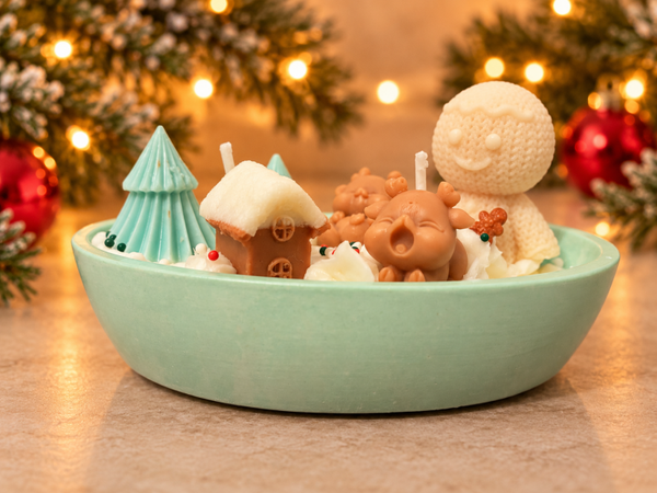 Glitzis kleine Weihnachtsschale Candle