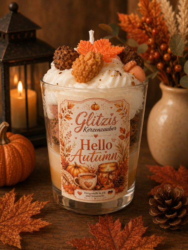 Hello Autumn Kerze