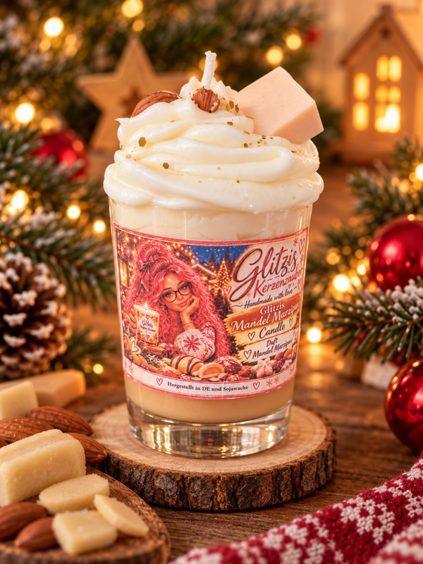 Glitzis Mandel Marzipan Candle