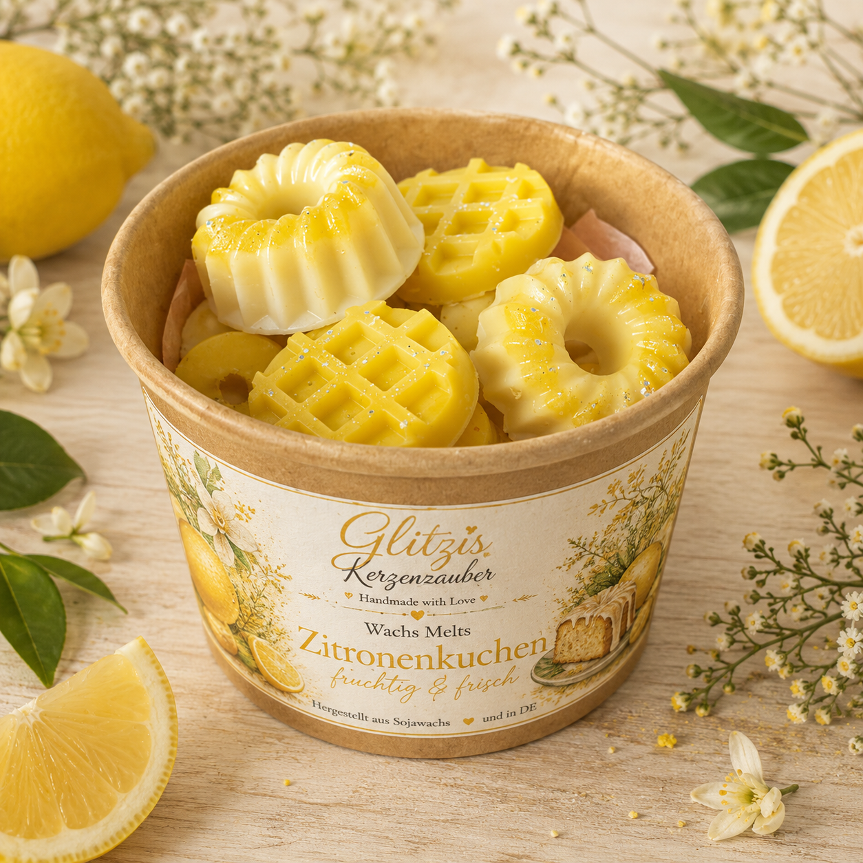 Zitronenkuchen Wachs Melts