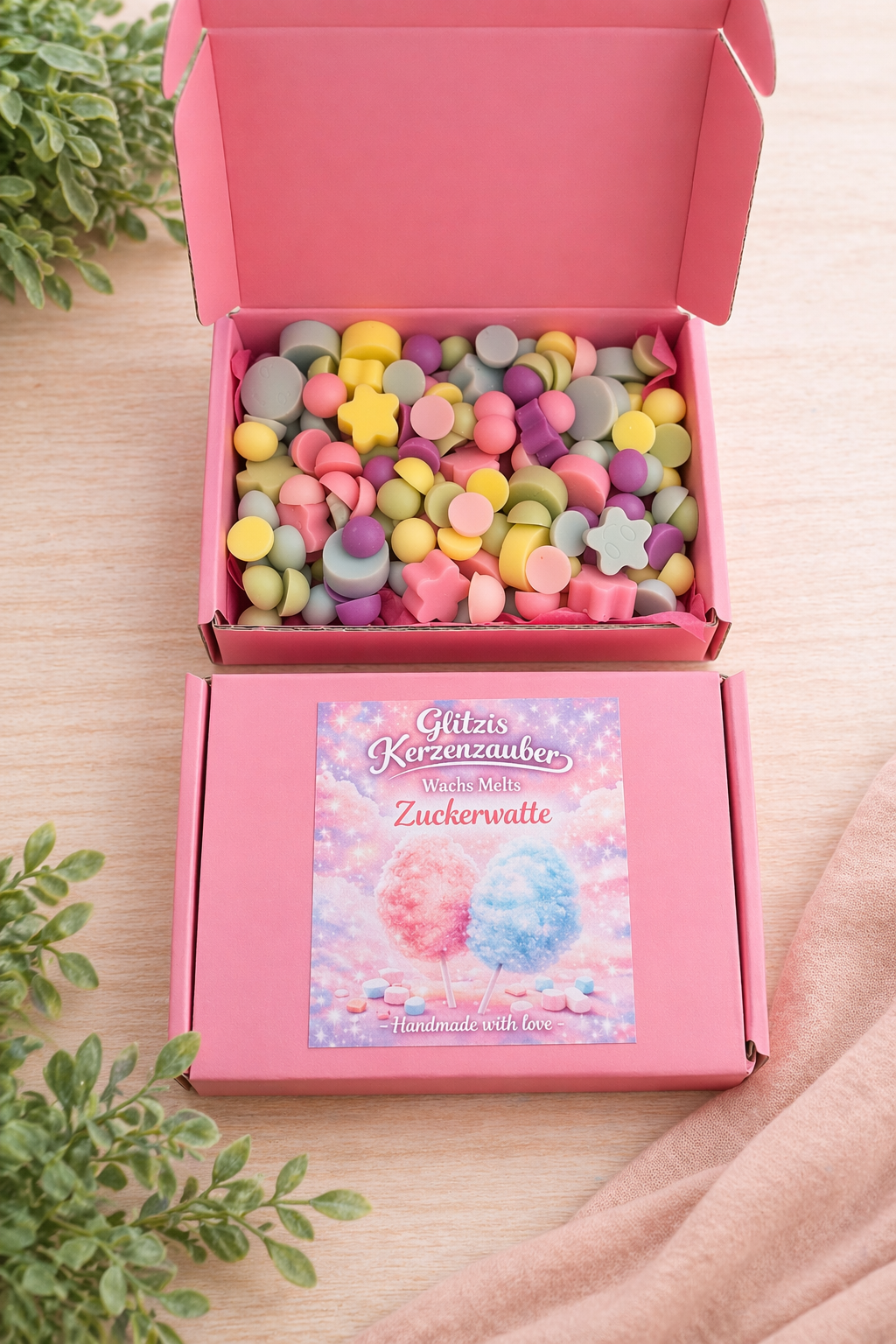 Zuckerwatte Wachs Melts