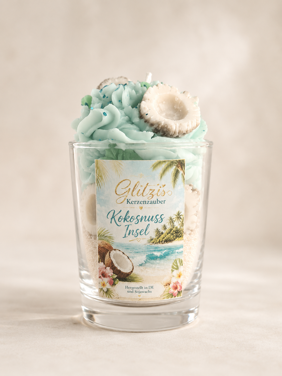 Kokosnuss Insel Candle