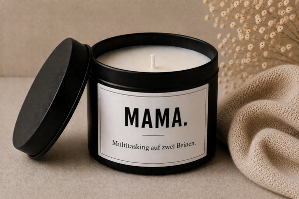 Spruchkerze Mama
