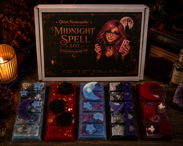 Glitzis Midnight Spell Box Limited Wachs Melts