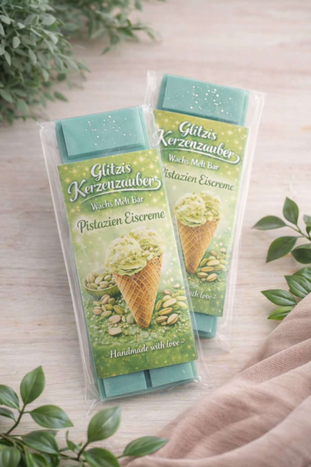 Pistazien Eiscreme Wachs Melts