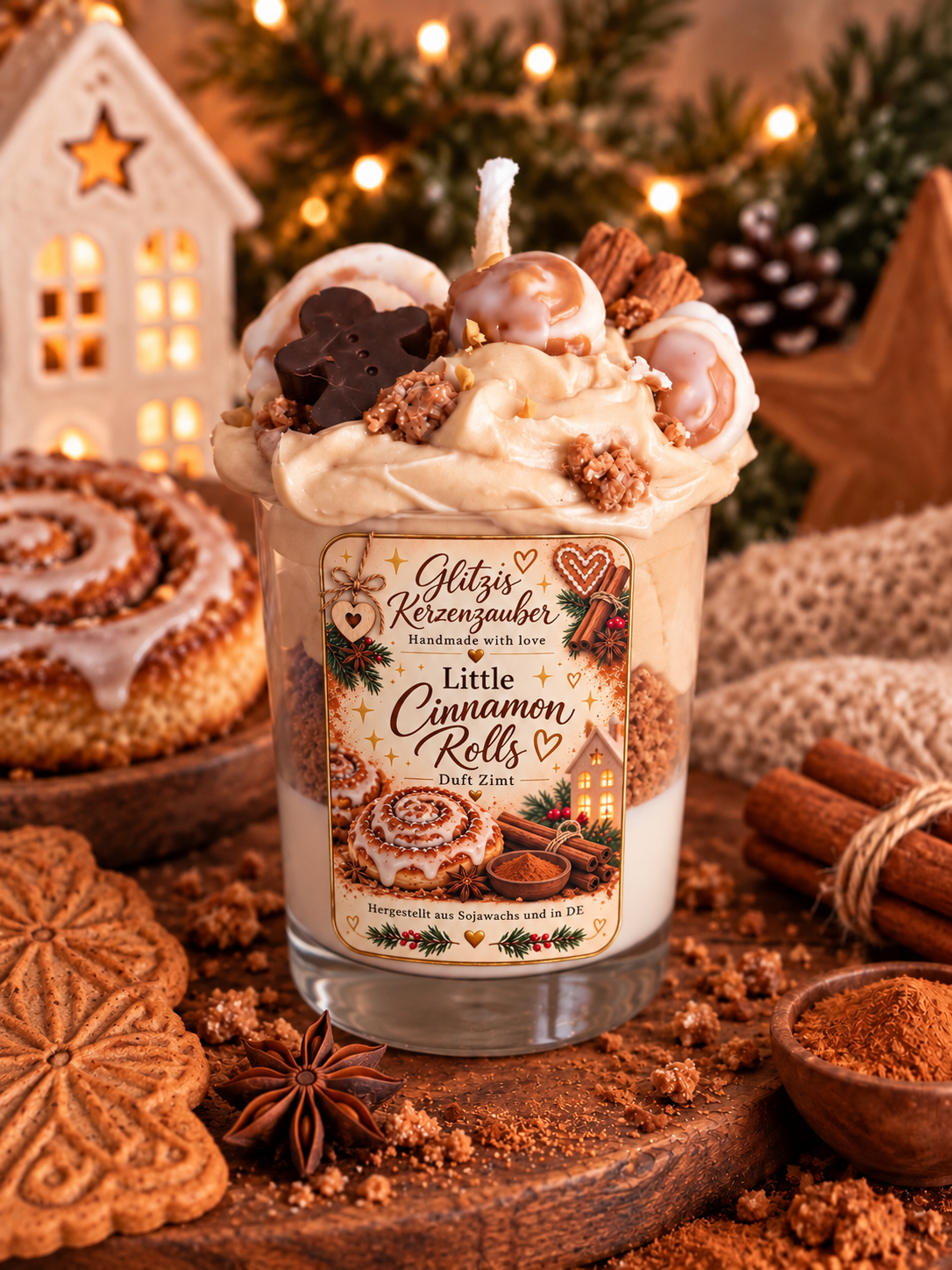 Little Cinnamon Rolls Candle