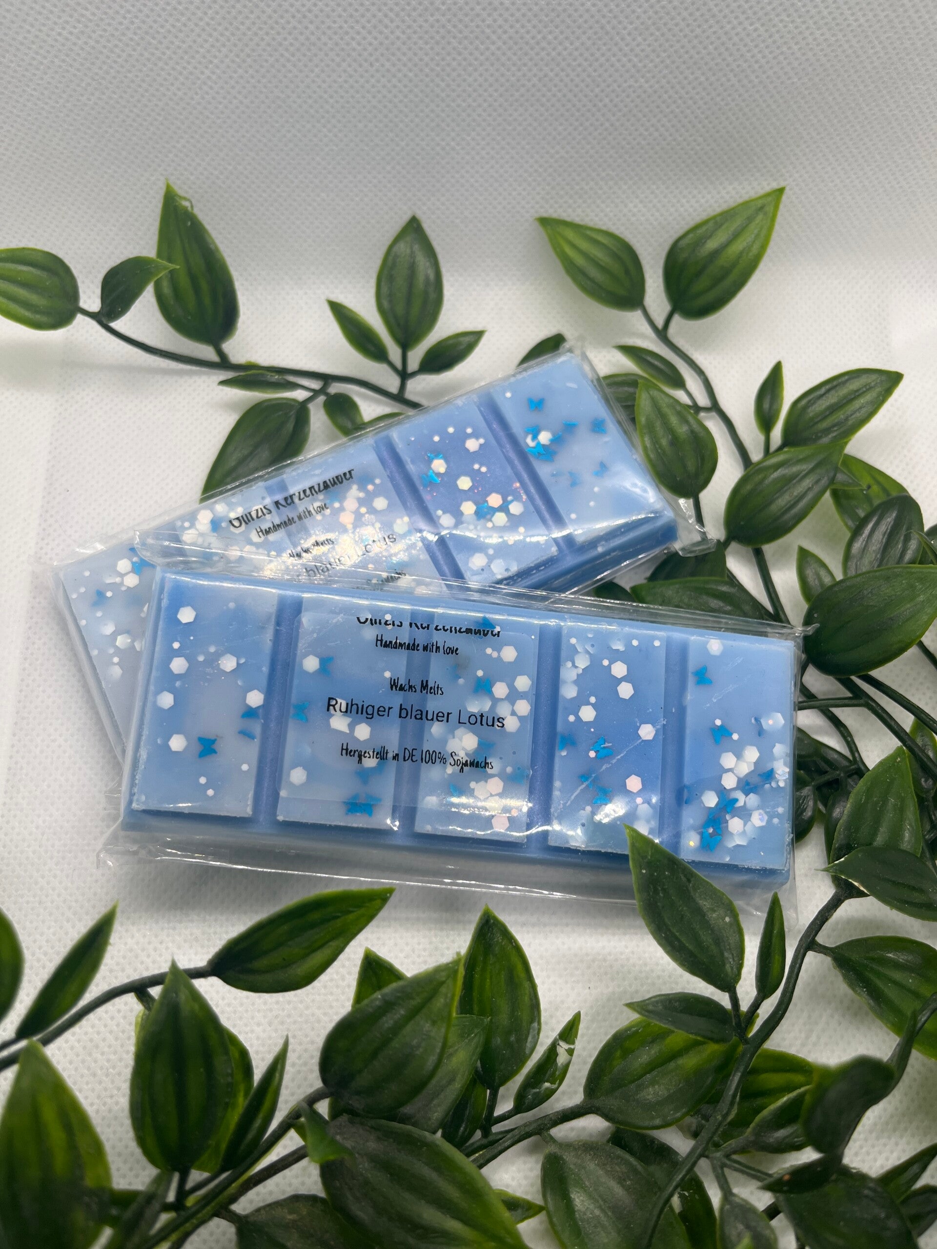 Ruhiger blauer Lotus Spa Wachs Melts