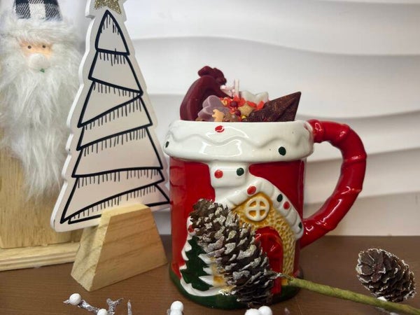 Tassen Kerze Glühwein