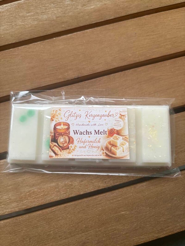 Haferflocken mit Milch und Honig Wachs Melts Ausverkauf
