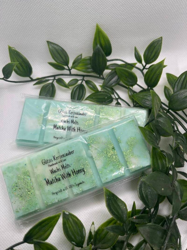 Matcha and Honey Wachs Melts