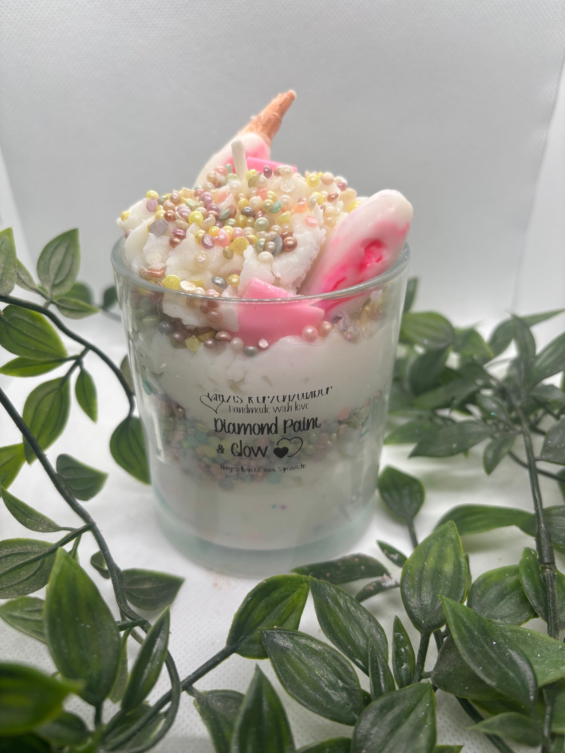 Diamond Painting & Glow Candle