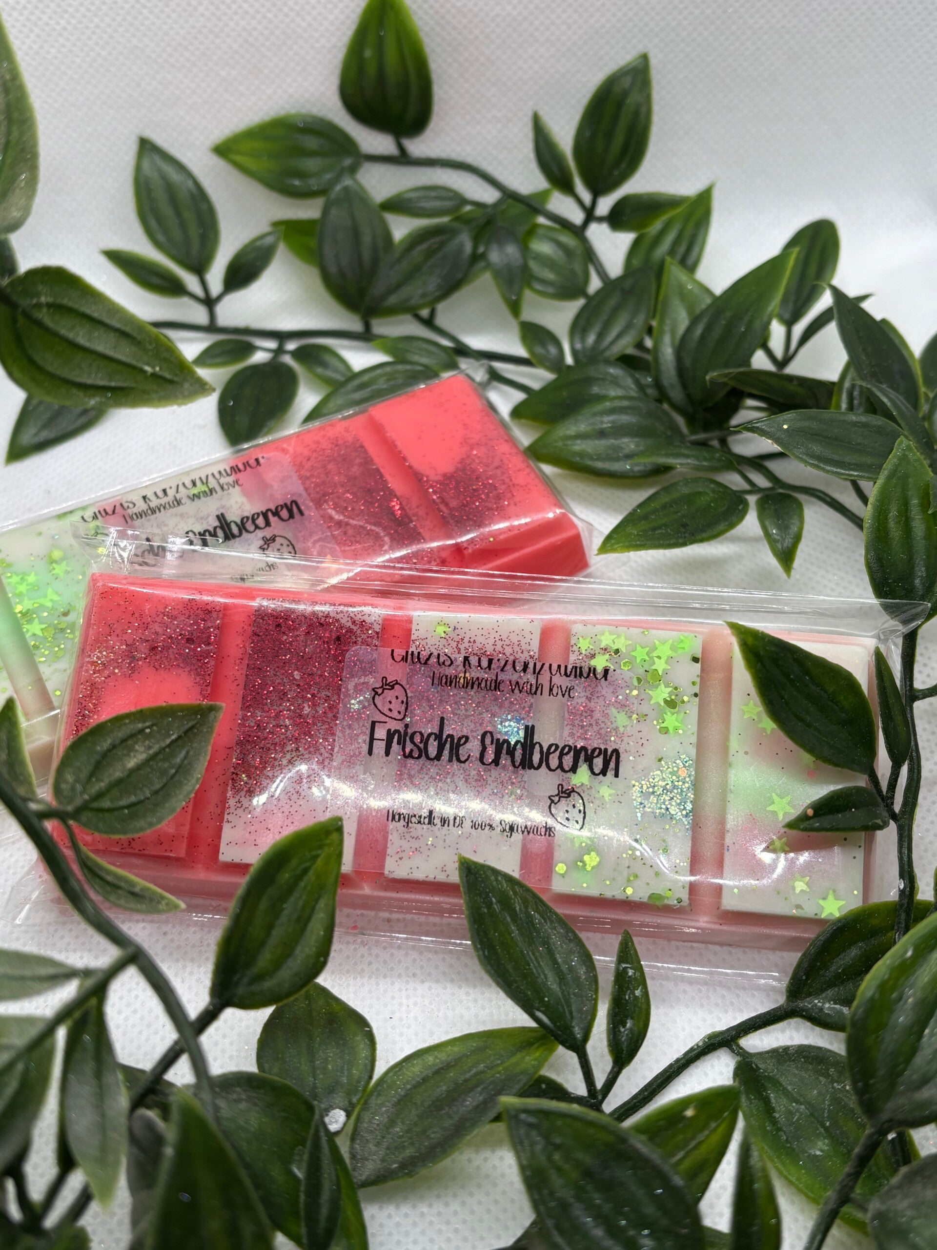 Frisch gepflückte Erdbeeren Wachs Melt