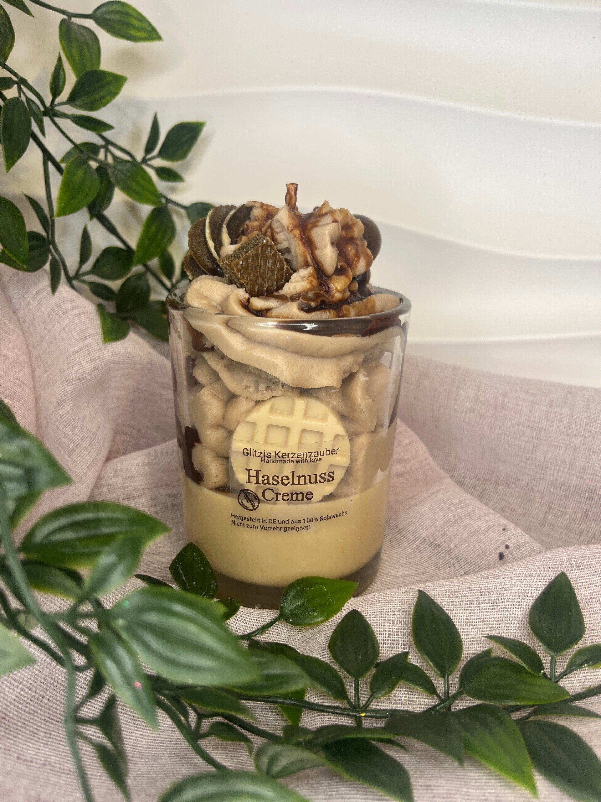 Haselnuss Creme Candle